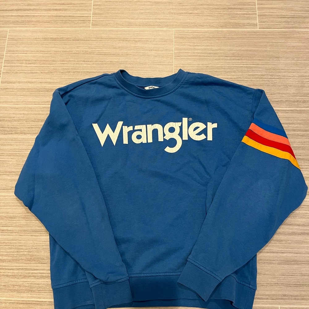 Wrangler Blue Women’s Sweatshirt, XS